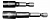 Насадка-адаптор для шурупов и болтов с 6-гр.головкой Профи(d=8 мм, L=48 мм)